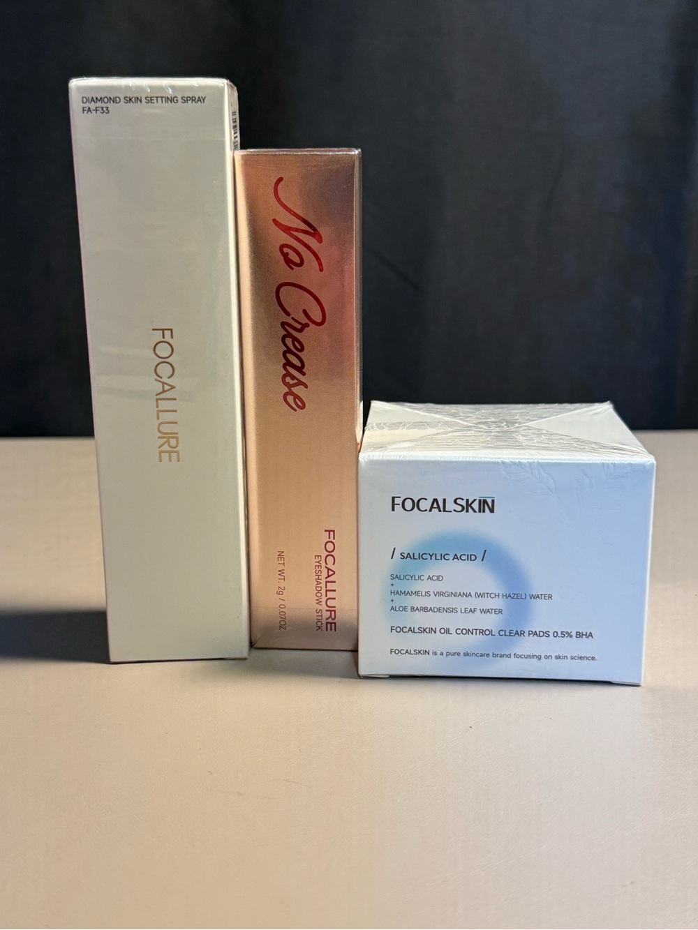 Focallure & Focalskin Women Skincare Set in White and Rose Gold